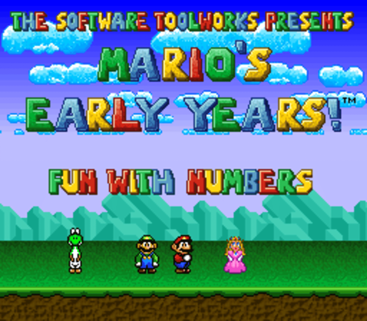 Mario's Early Years! Fun with Numbers screenshot