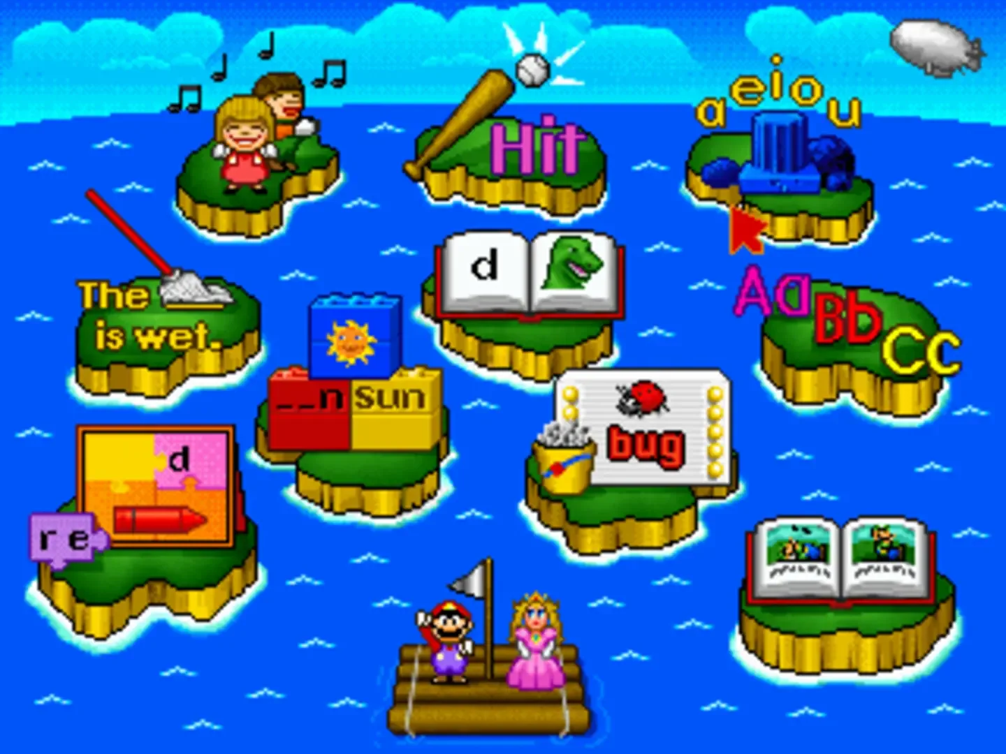 Captura de pantalla - Mario's Early Years! Fun with Letters