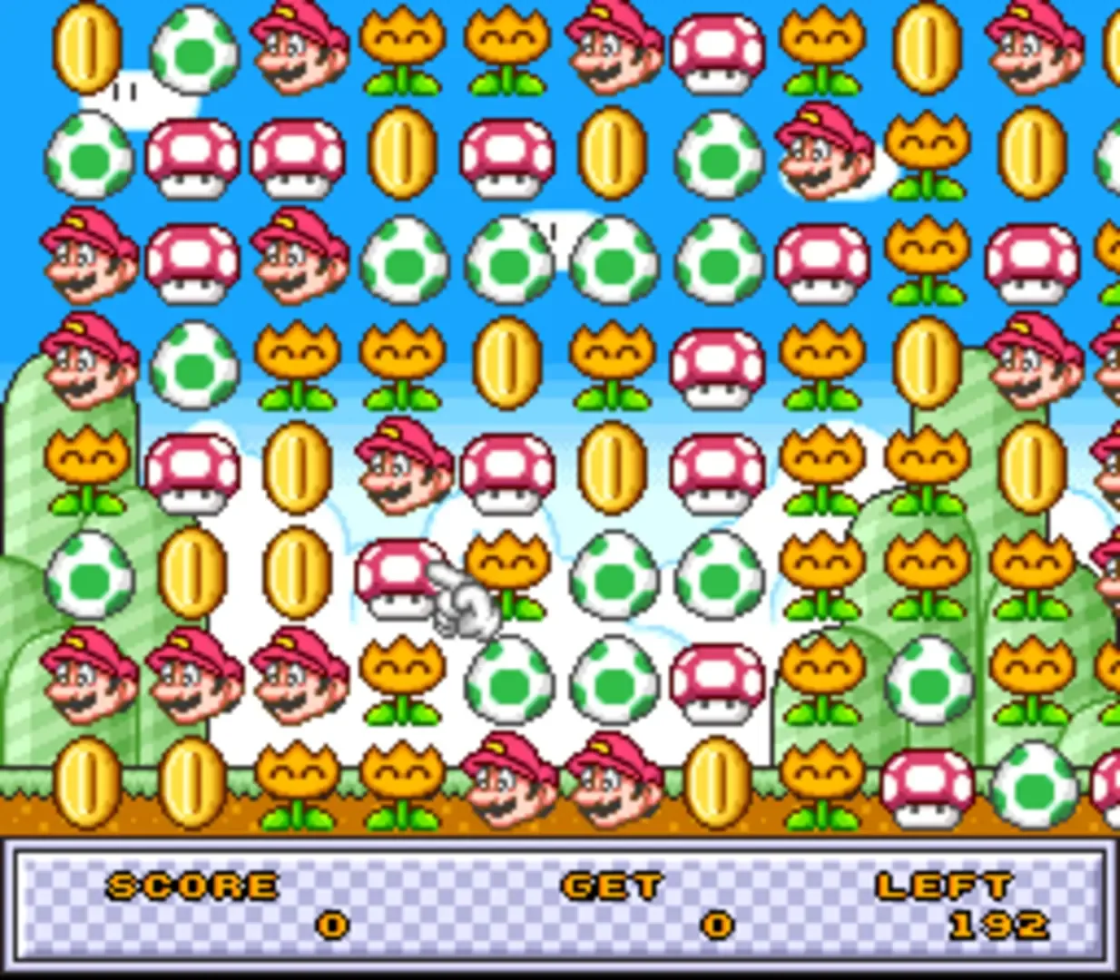 Captura de pantalla - Undake30 SameGame Daisakusen Mario Version