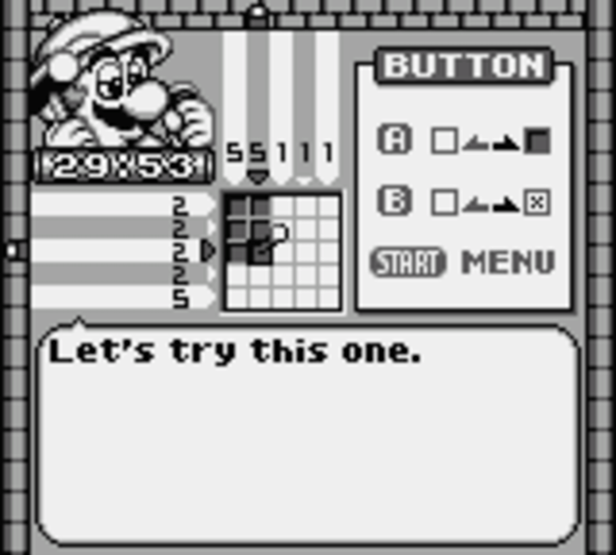 Mario's Picross screenshot