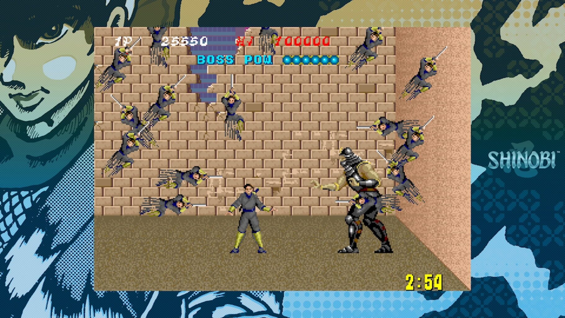 Sega Ages Shinobi screenshot