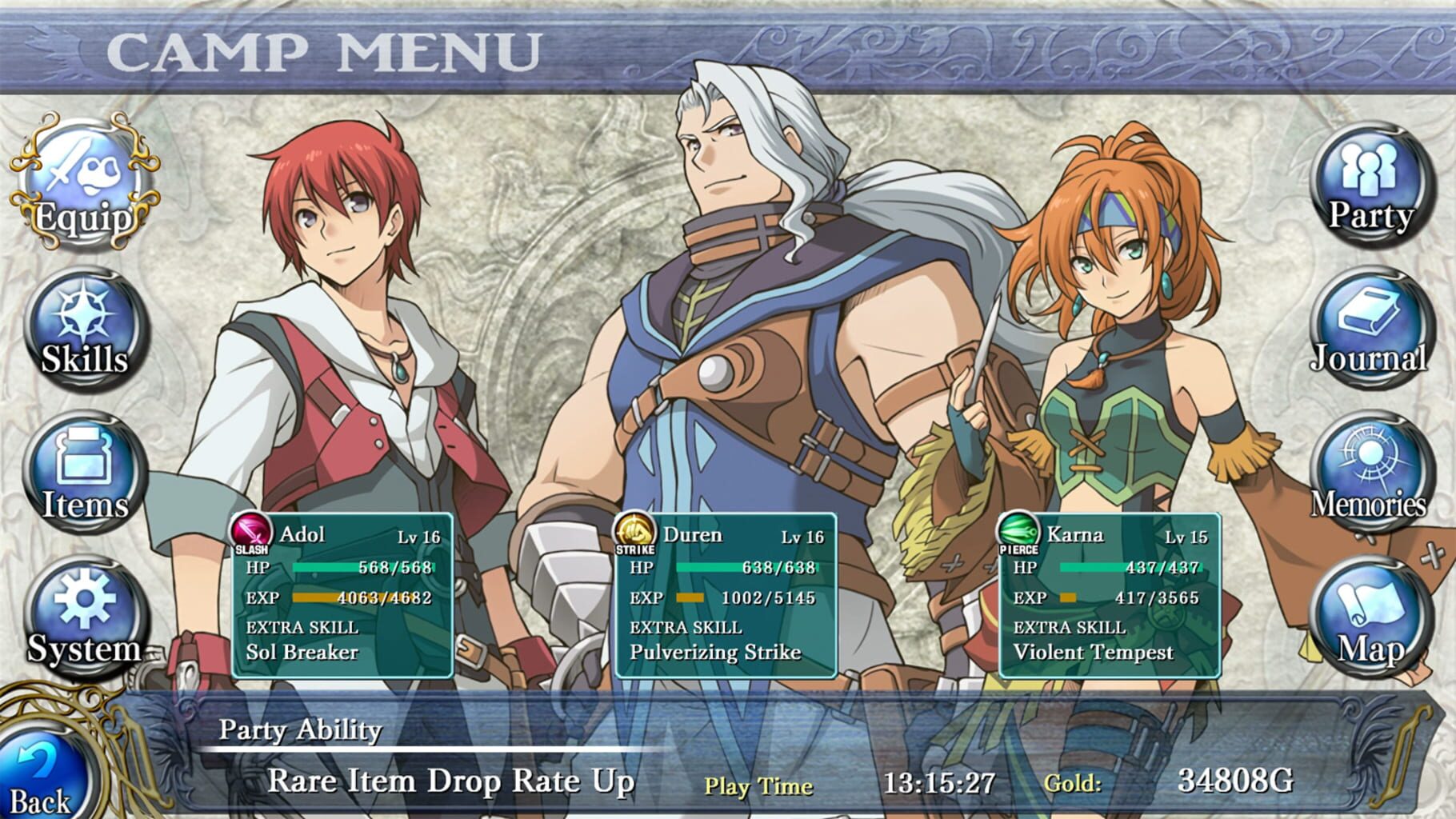 Ys: Memories of Celceta screenshot