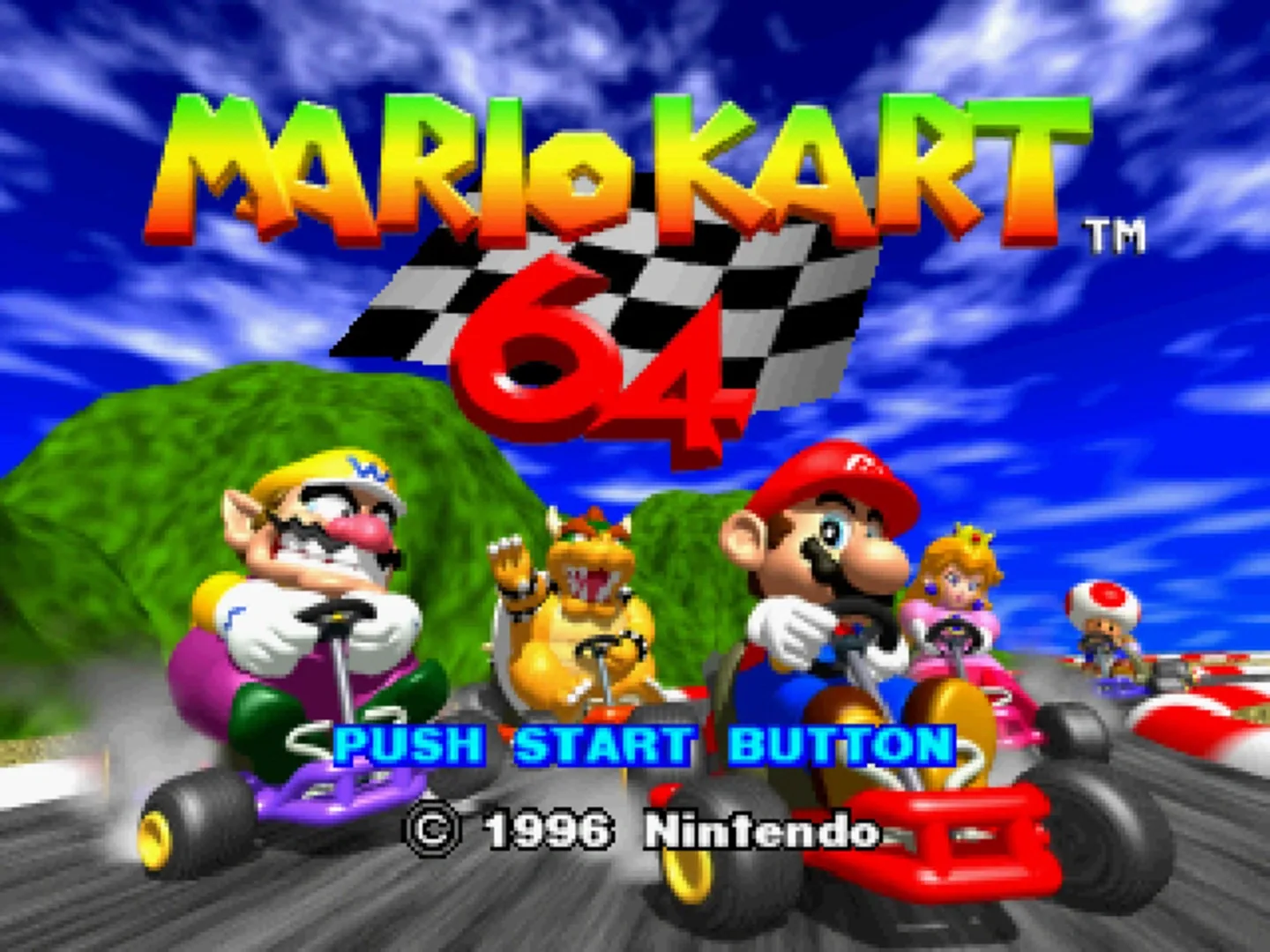 Captura de pantalla - Mario Kart 64