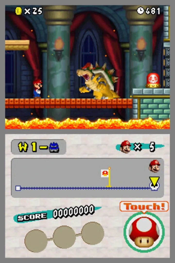 Captura de pantalla - New Super Mario Bros.
