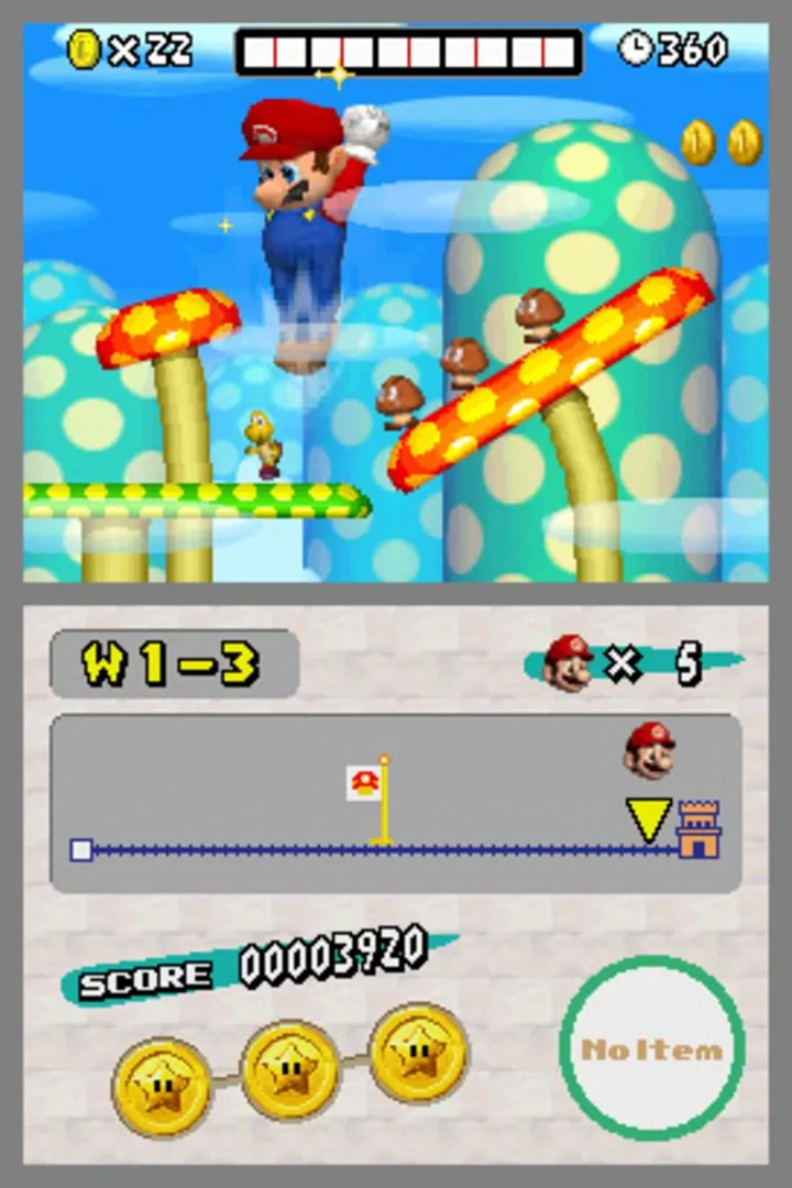 Captura de pantalla - New Super Mario Bros.