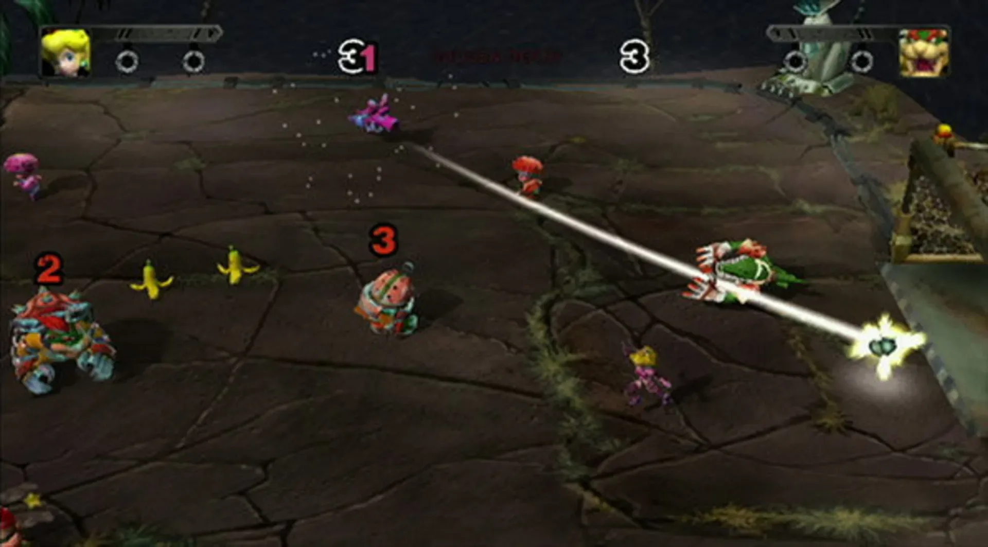 Captura de pantalla - Mario Strikers Charged