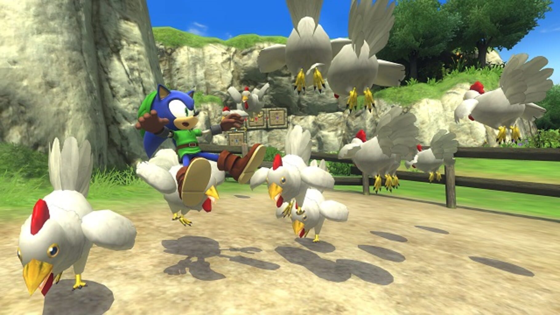 Captura de pantalla - Sonic Lost World: The Legend of Zelda Zone