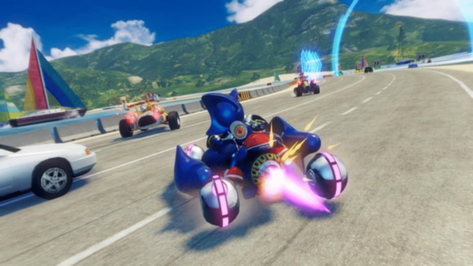 Sonic & All-Stars Racing Transformed: Metal Sonic & Outrun DLC screenshot