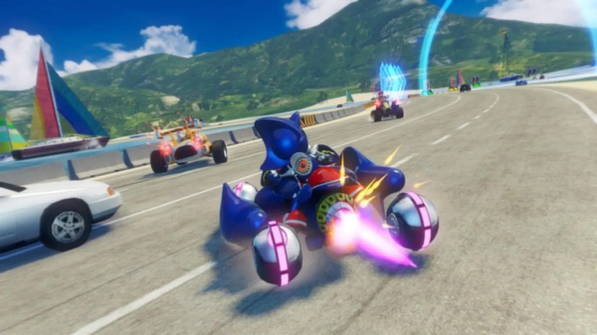 Captura de pantalla - Sonic & All-Stars Racing Transformed: Metal Sonic & Outrun DLC