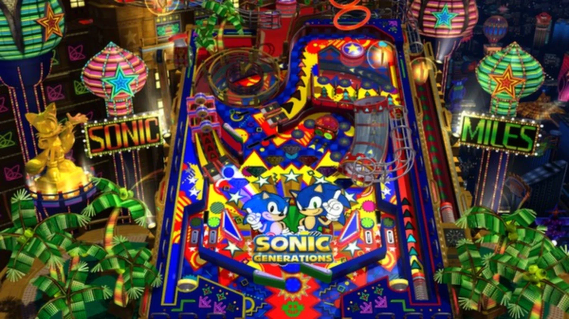 Captura de pantalla - Sonic Generations: Casino Night DLC