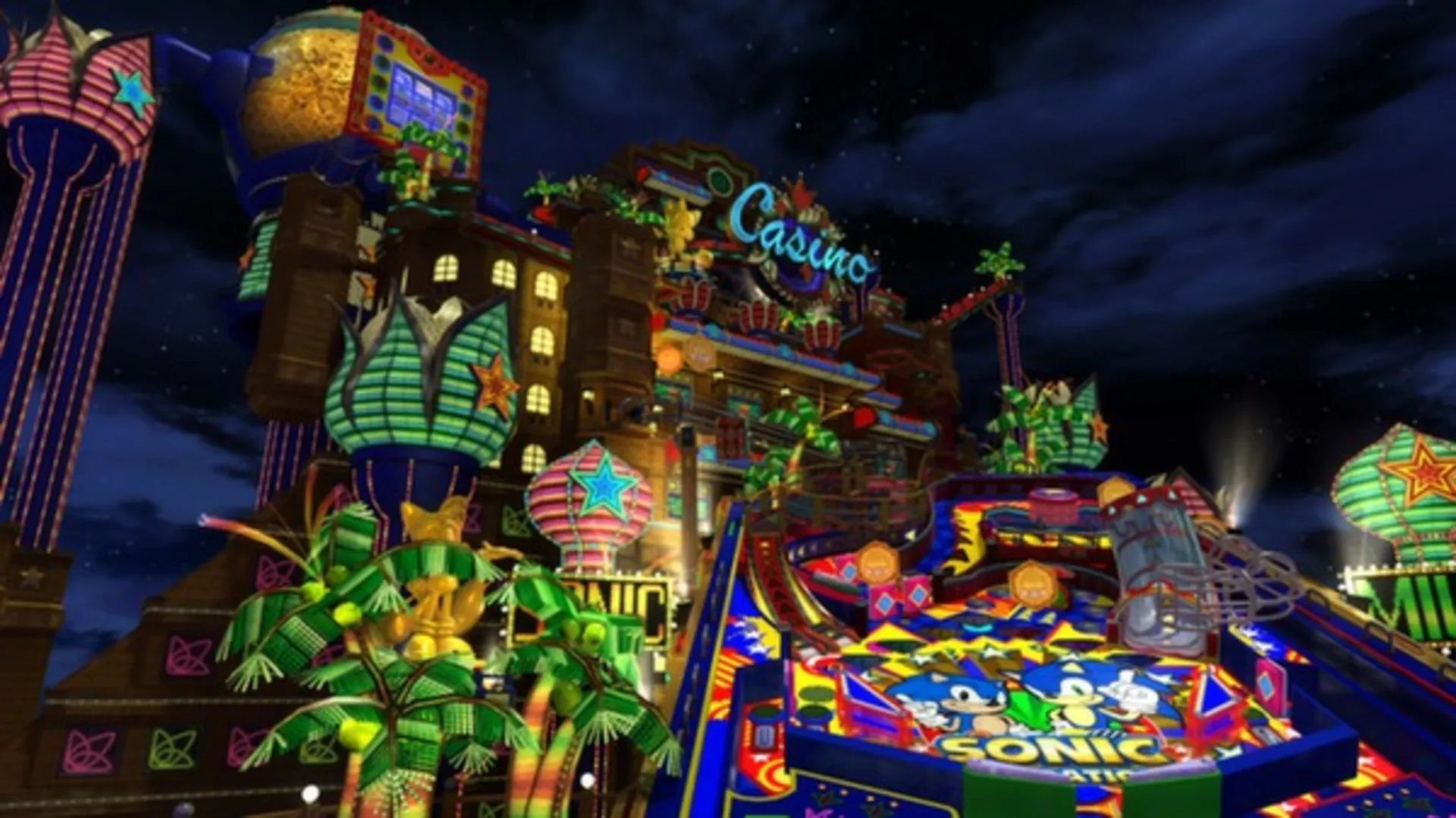 Captura de pantalla - Sonic Generations: Casino Night DLC