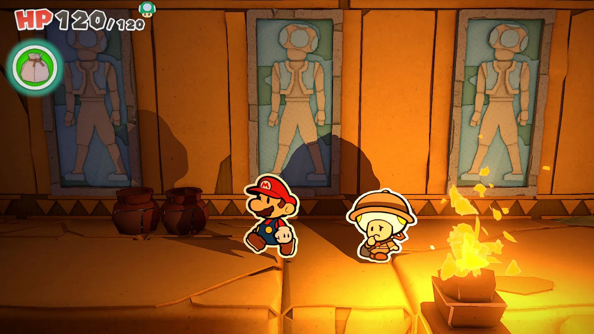 Captura de pantalla - Paper Mario: The Origami King