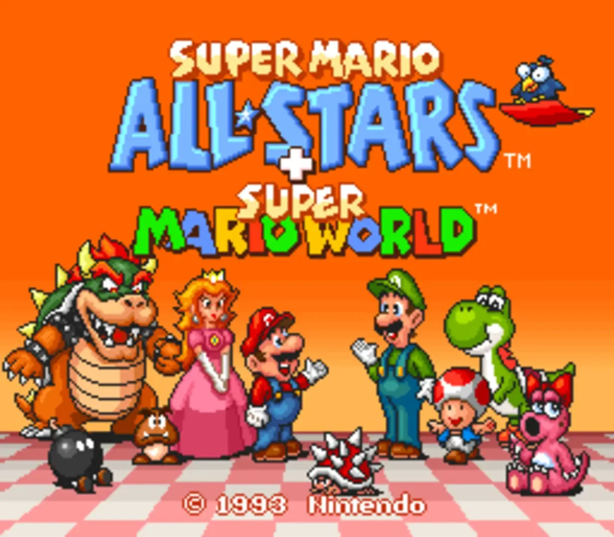 Captura de pantalla - Super Mario All-Stars + Super Mario World