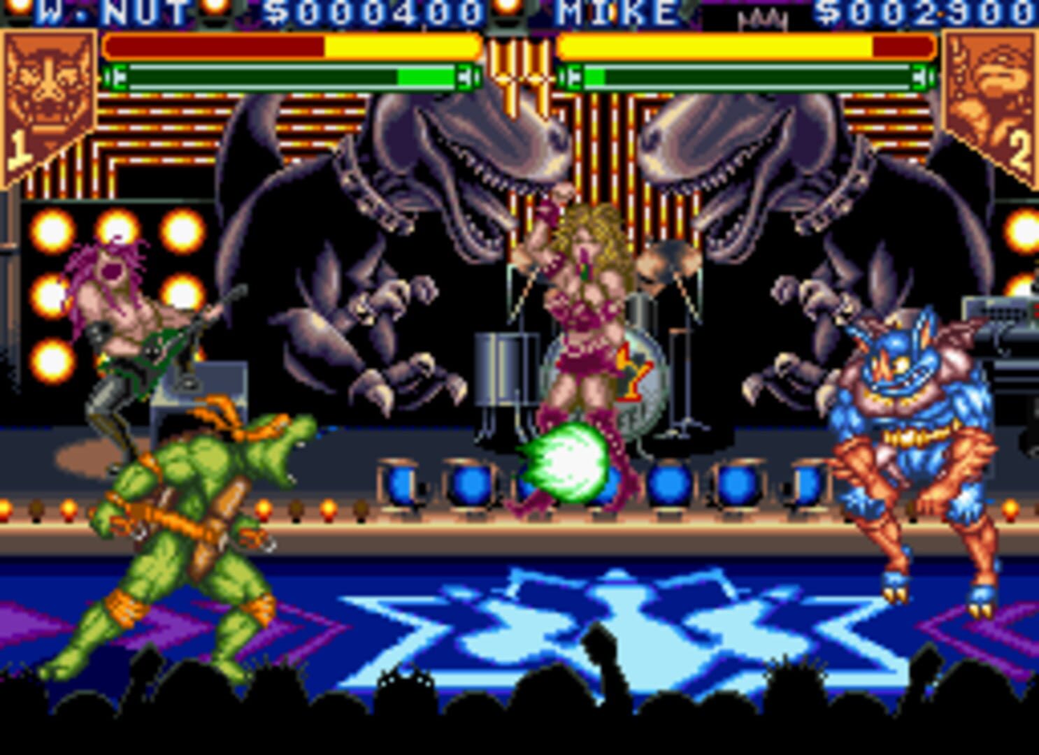 Captura de pantalla - Teenage Mutant Ninja Turtles: Tournament Fighters