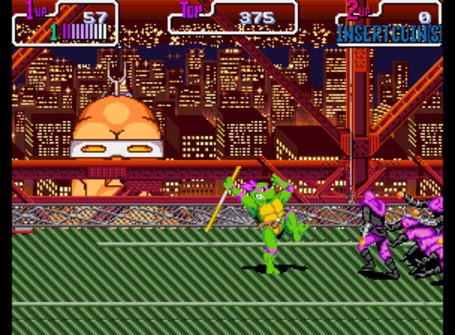 Captura de pantalla - Teenage Mutant Ninja Turtles IV: Turtles in Time