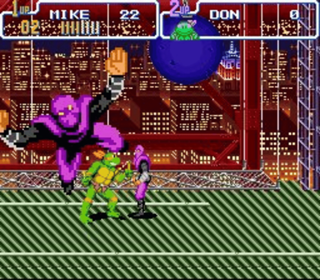 Teenage Mutant Ninja Turtles IV: Turtles in Time screenshot