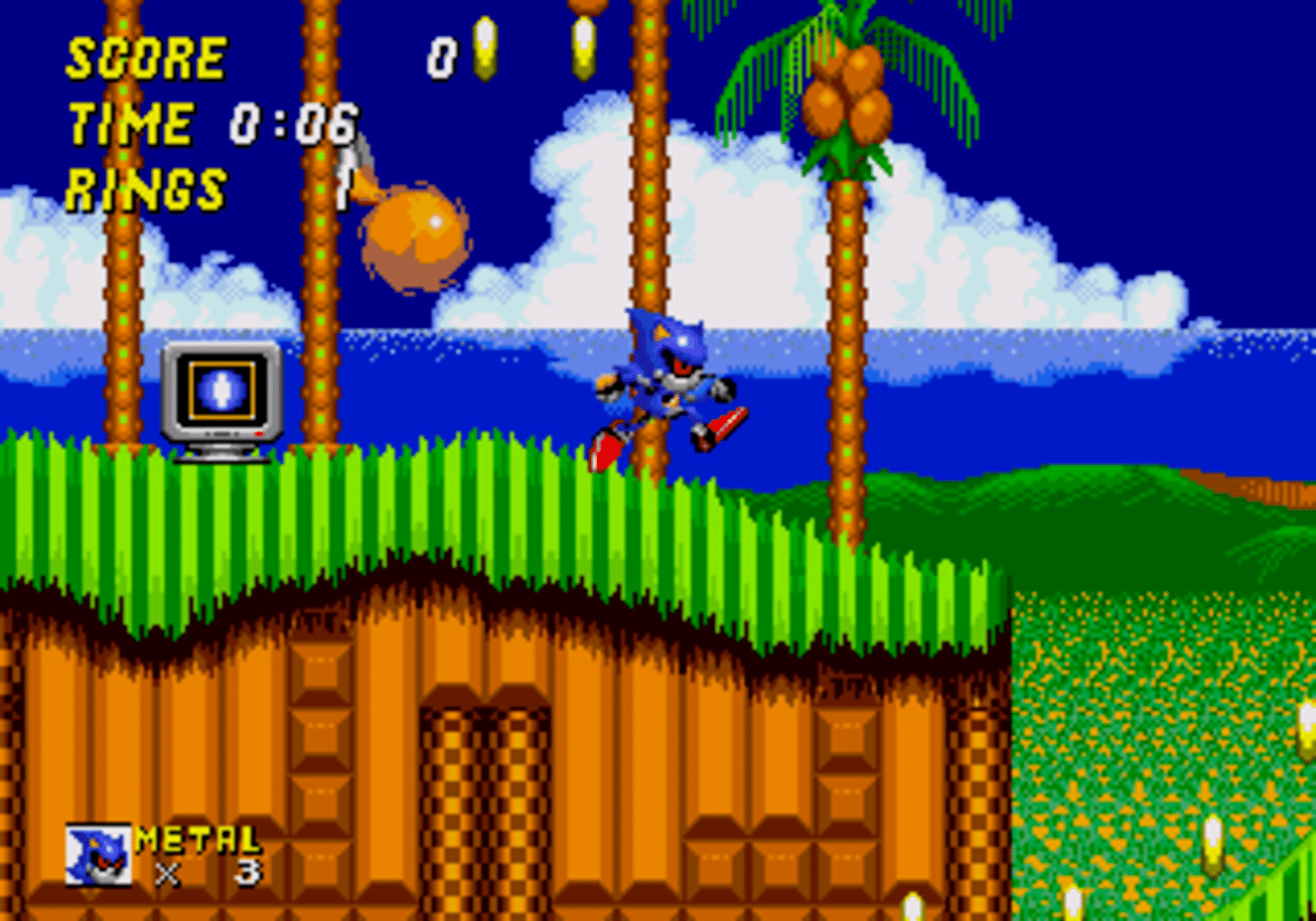 Metal Sonic in Sonic the Hedgehog 2 screenshot