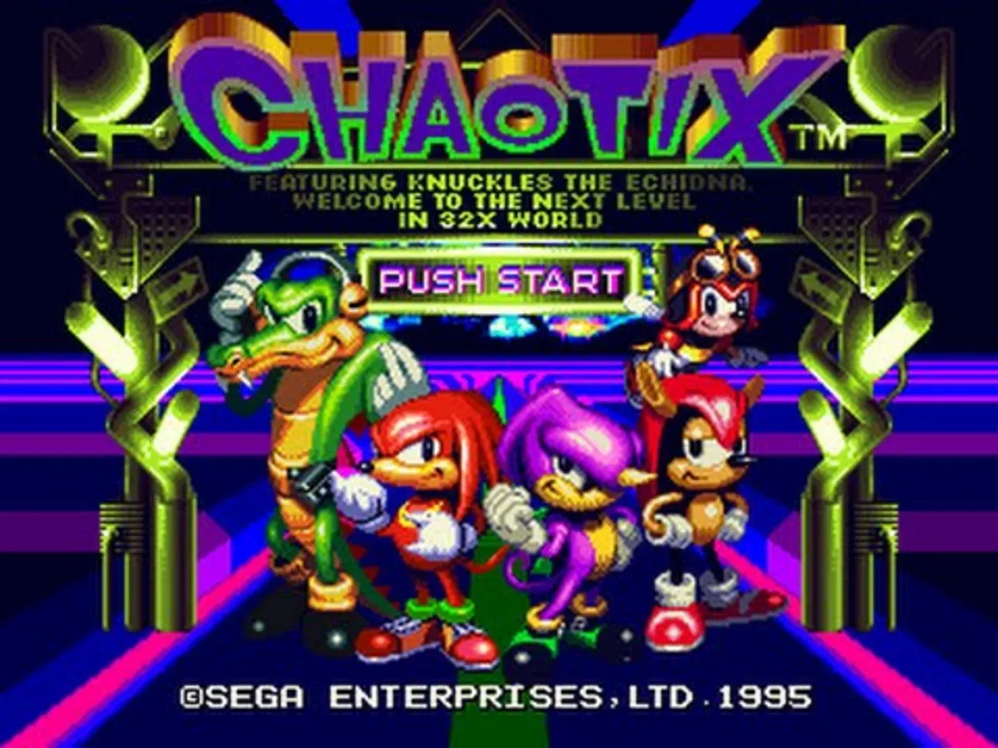 Captura de pantalla - Knuckles' Chaotix