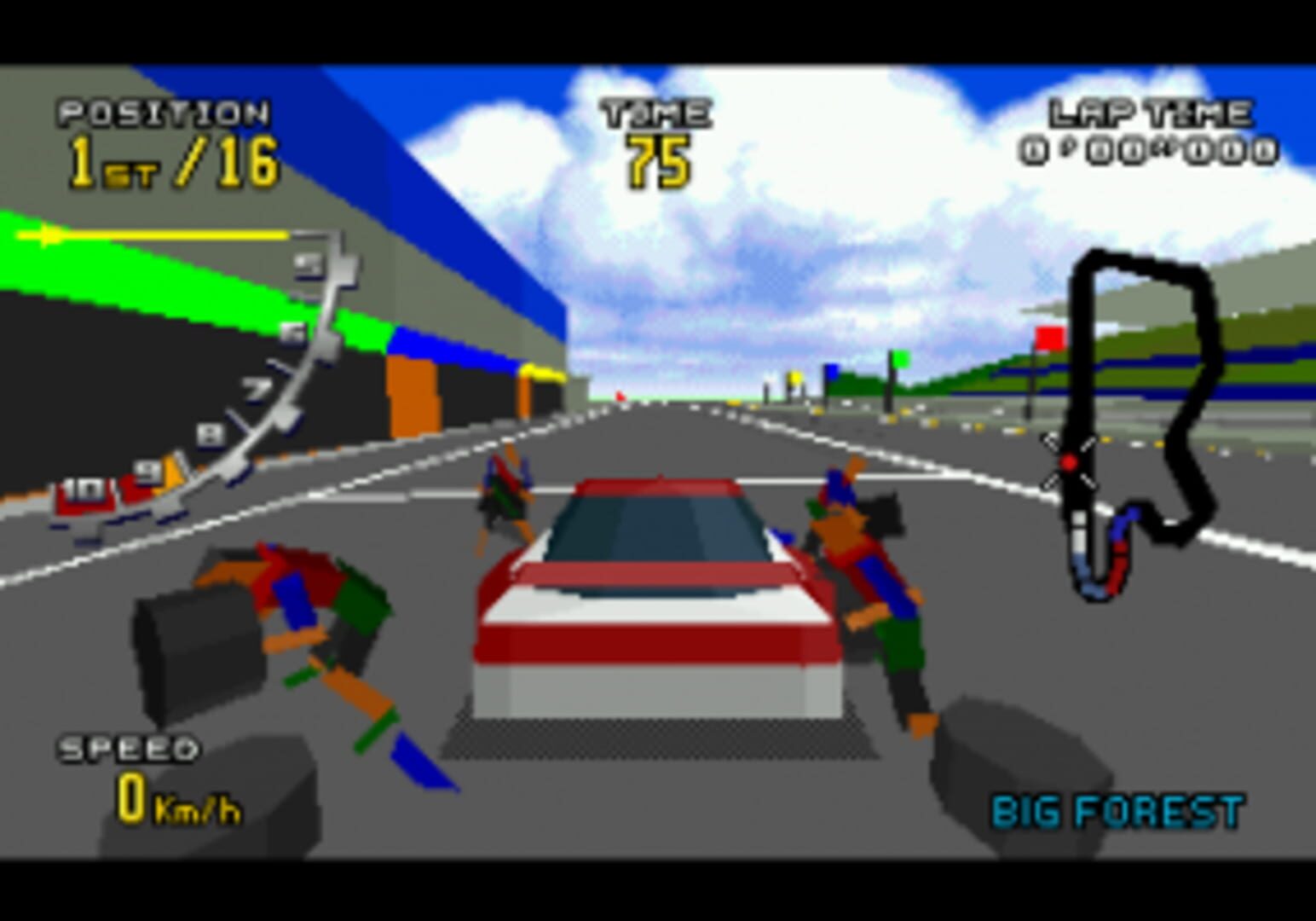 Captura de pantalla - Virtua Racing Deluxe