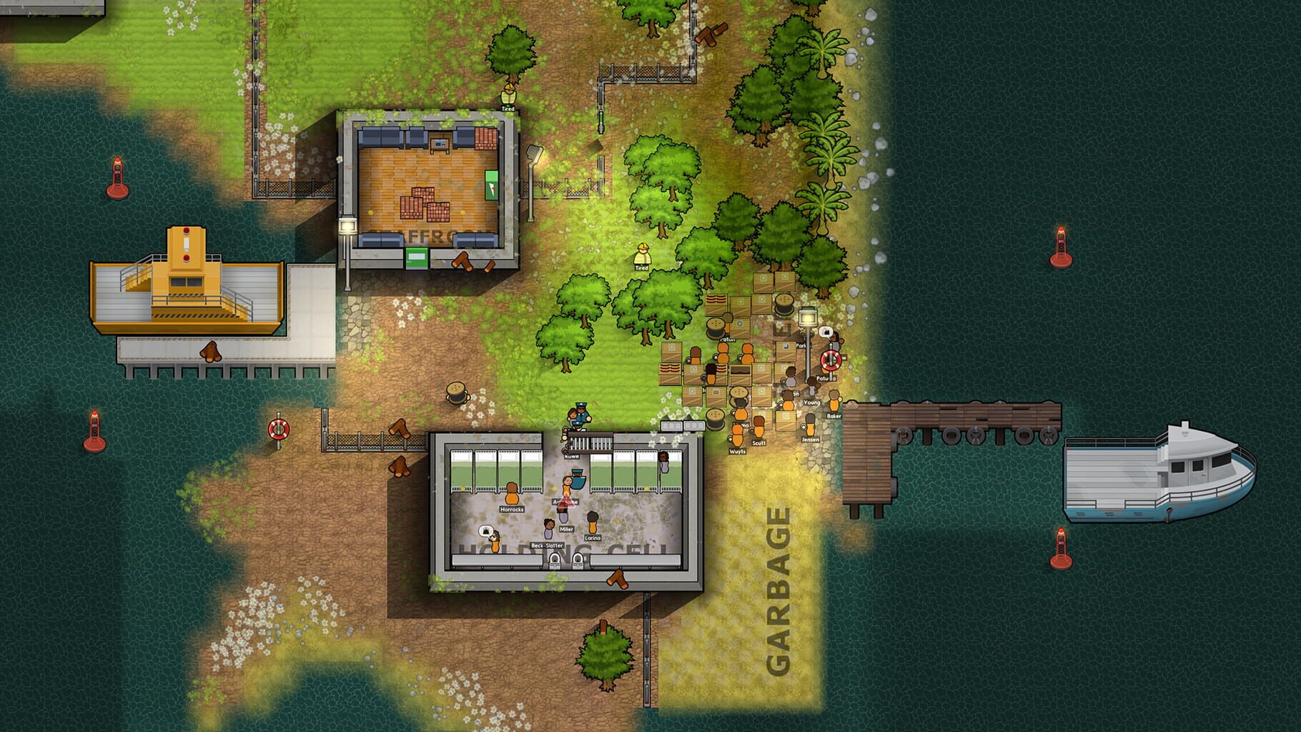 Captura de pantalla - Prison Architect: Island Bound