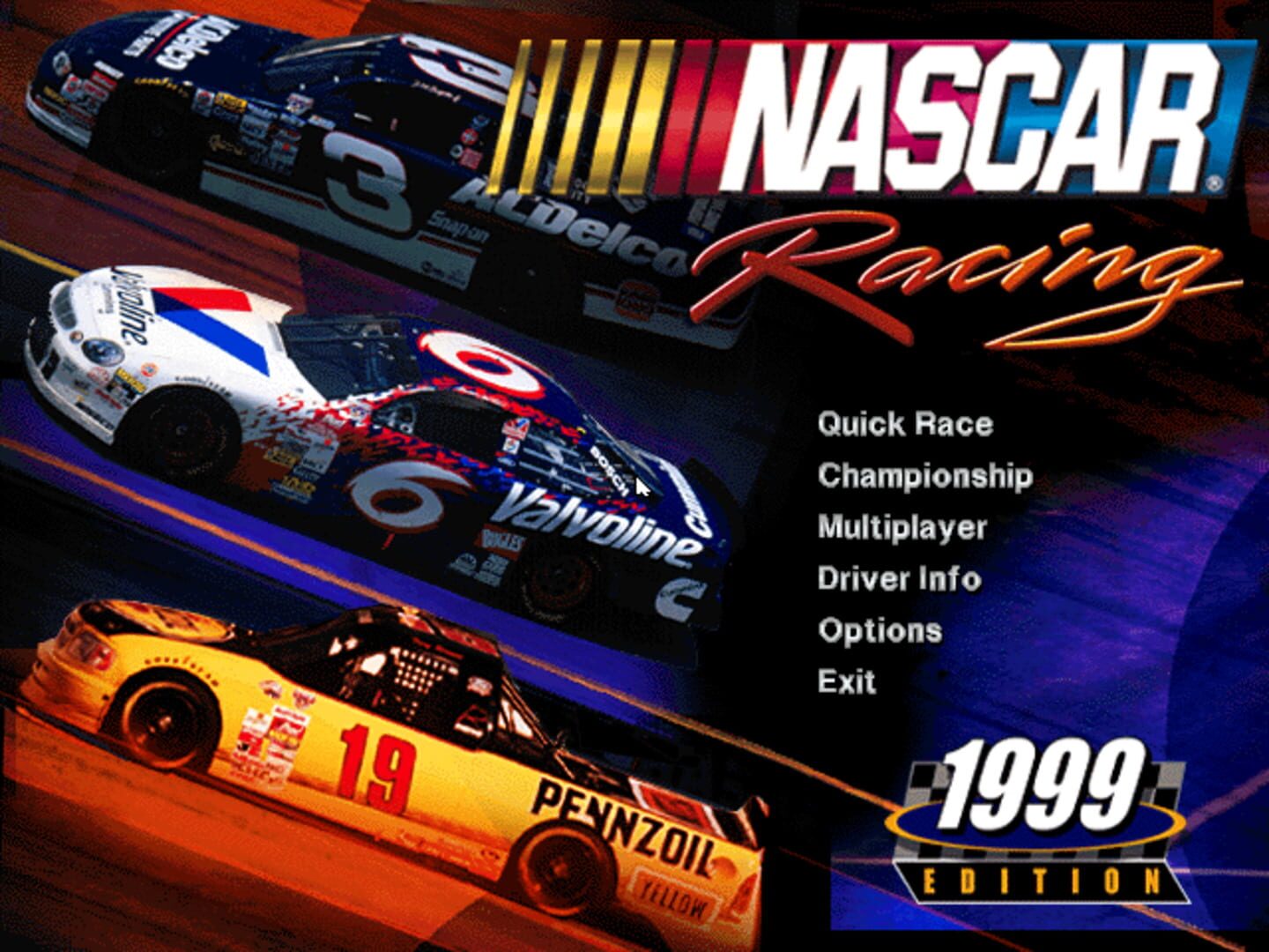 Captura de pantalla - NASCAR Racing: 1999 Edition