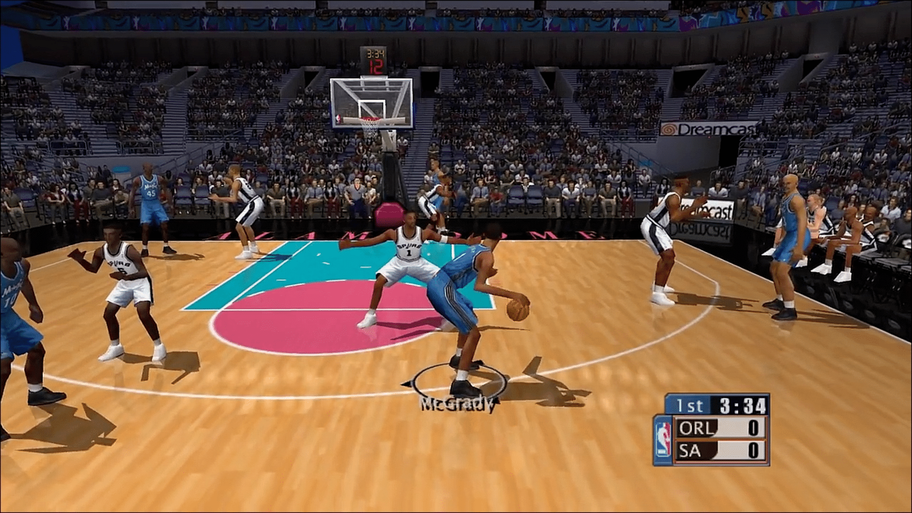 NBA 2K1 screenshot