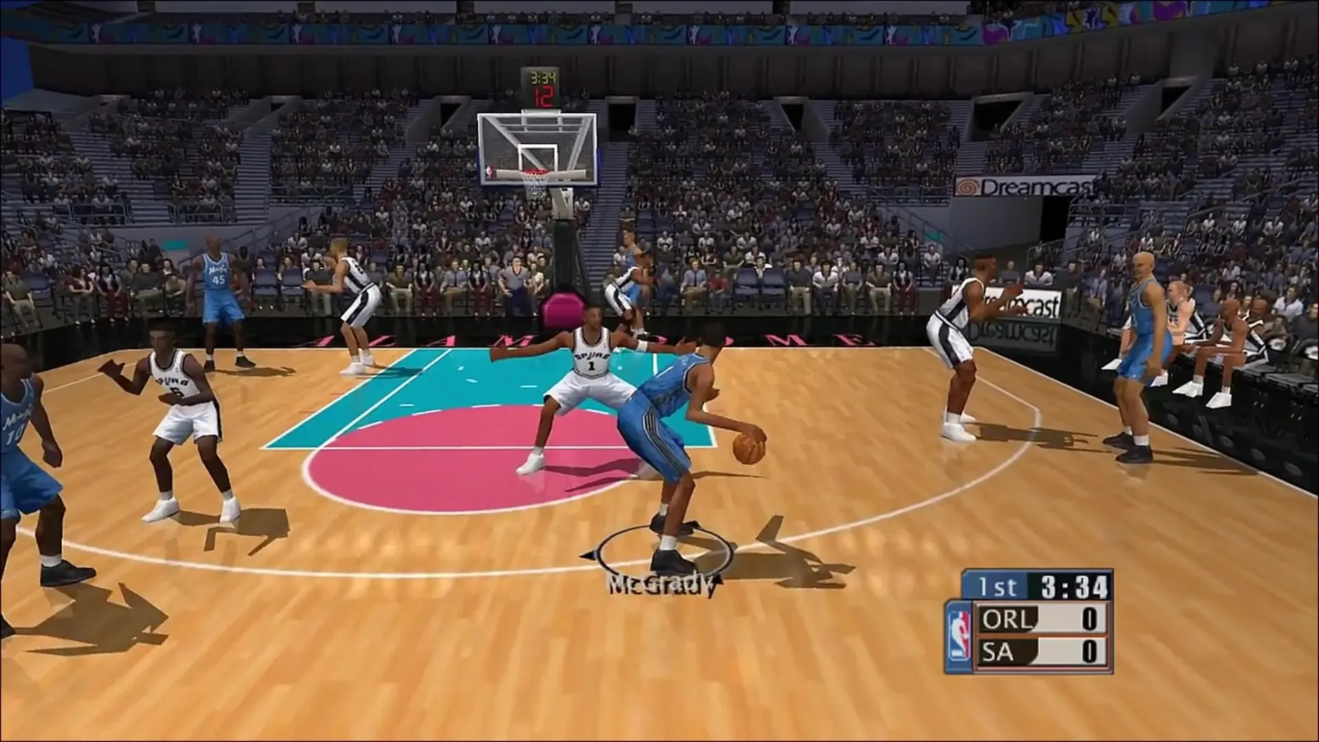 Captura de pantalla - NBA 2K1