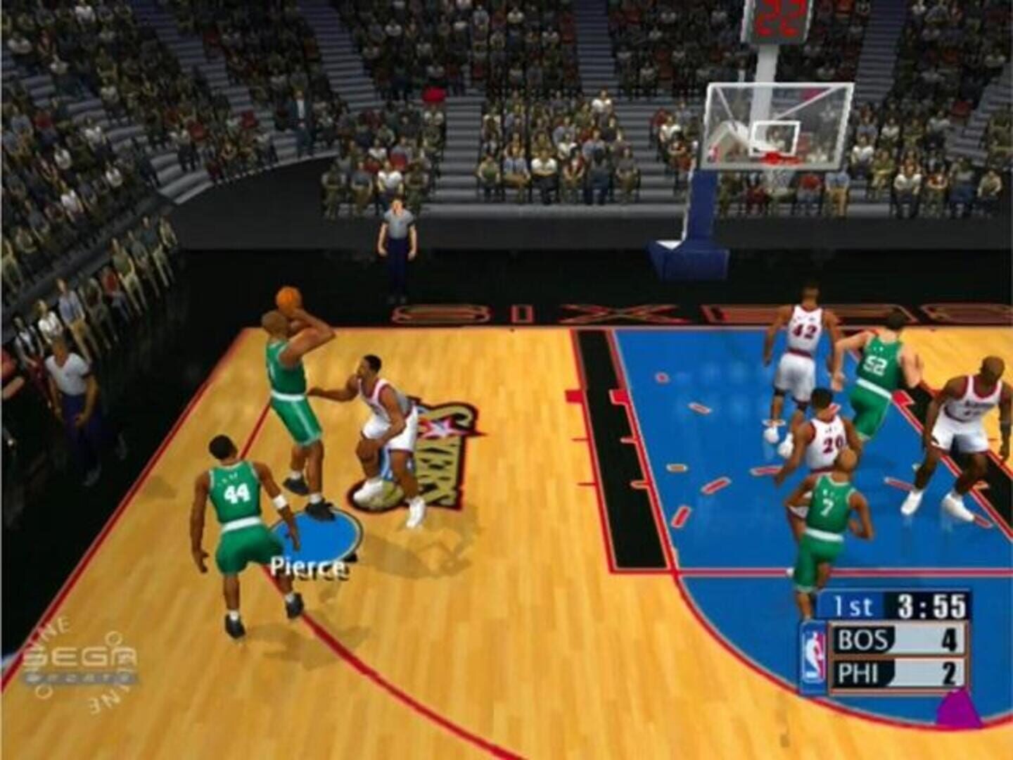 Captura de pantalla - NBA 2K1