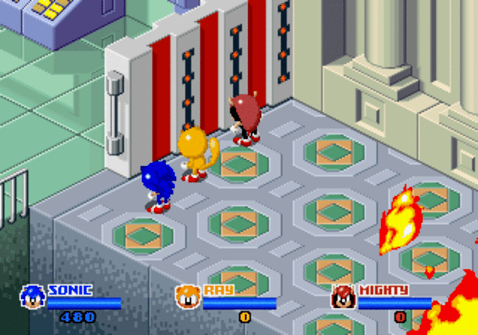 SegaSonic the Hedgehog screenshot