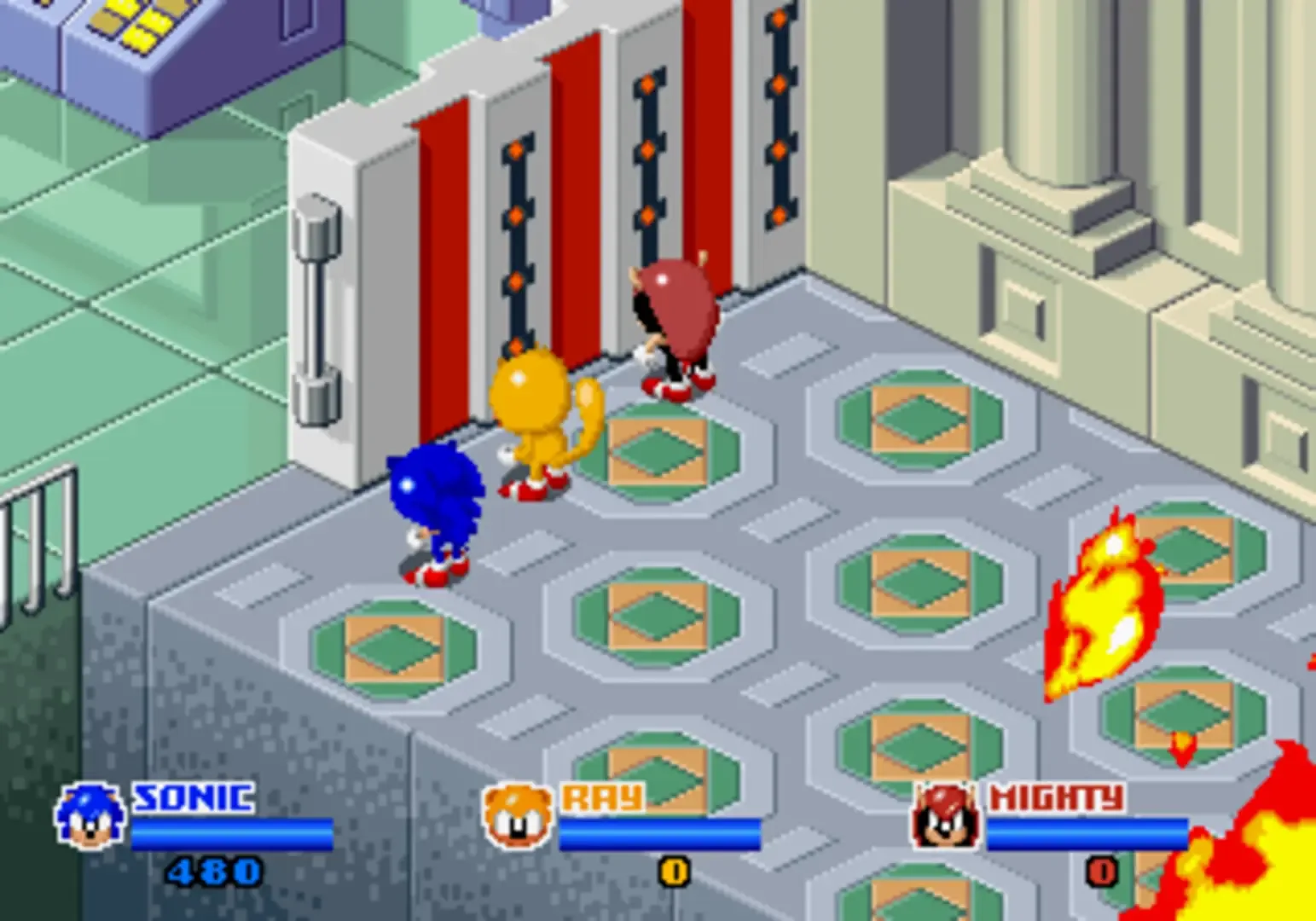Captura de pantalla - SegaSonic the Hedgehog