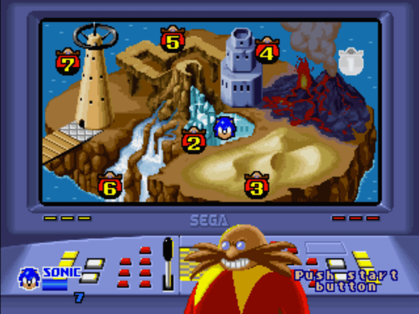 SegaSonic the Hedgehog screenshot