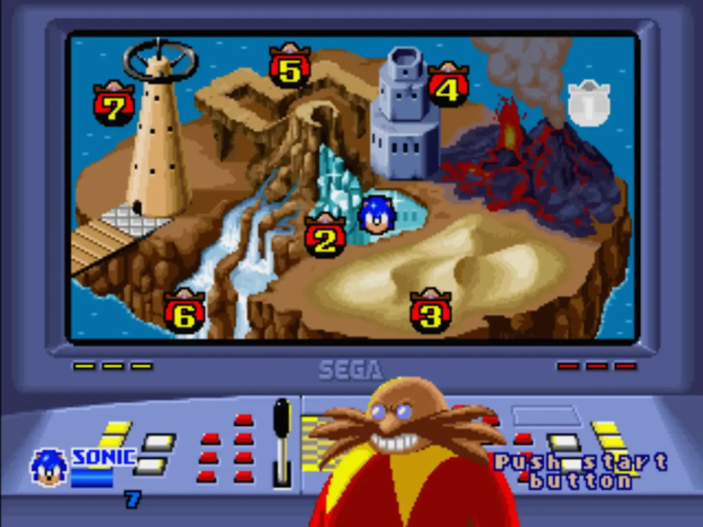 Captura de pantalla - SegaSonic the Hedgehog