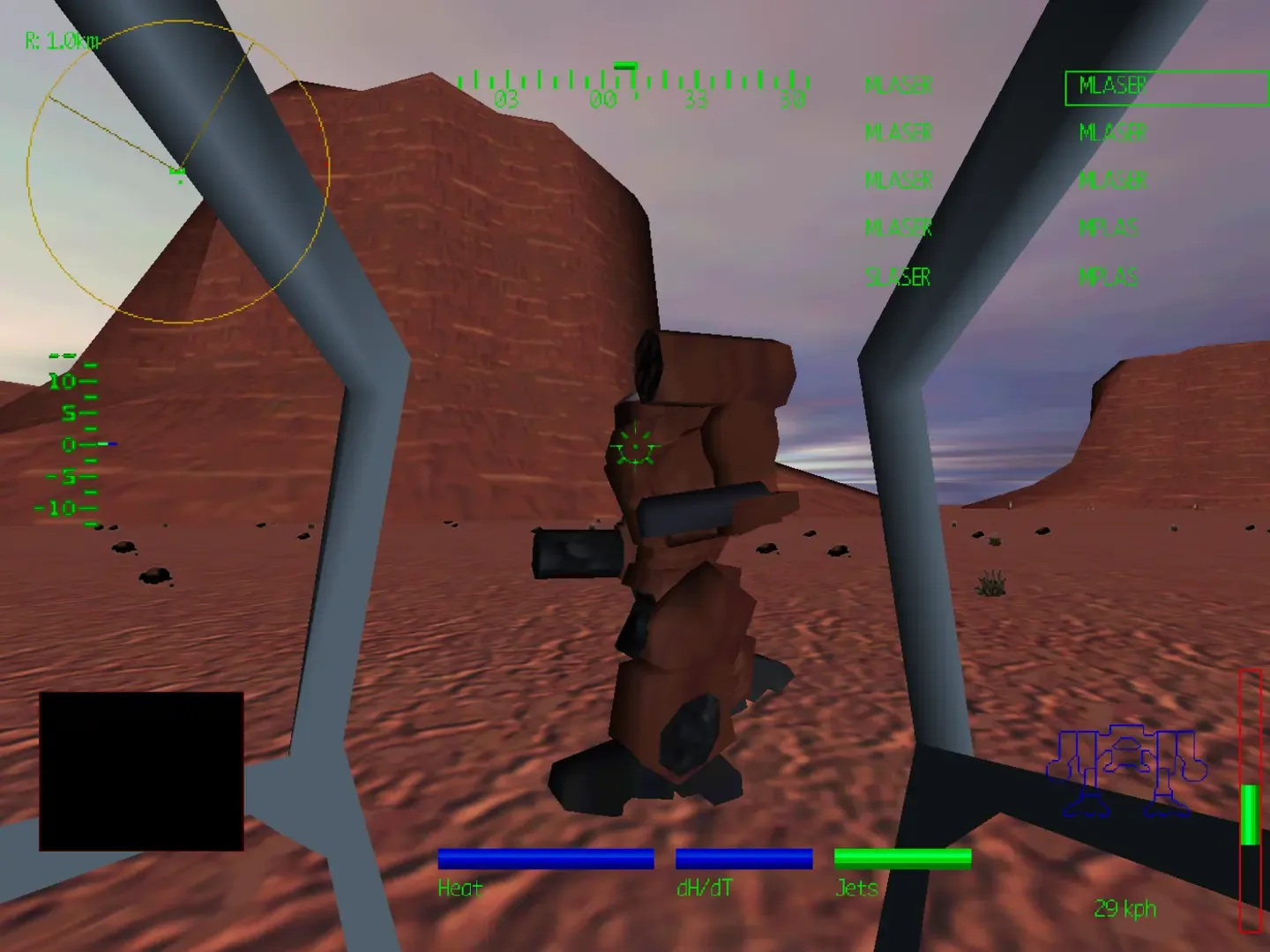 Captura de pantalla - MechWarrior 2: 31st Century Combat