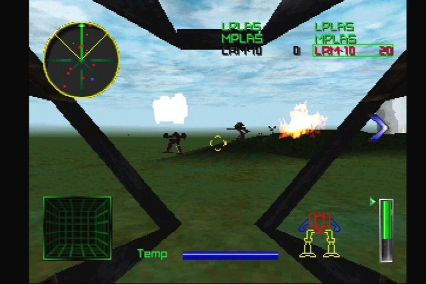 Captura de pantalla - MechWarrior 2: Arcade Combat Edition