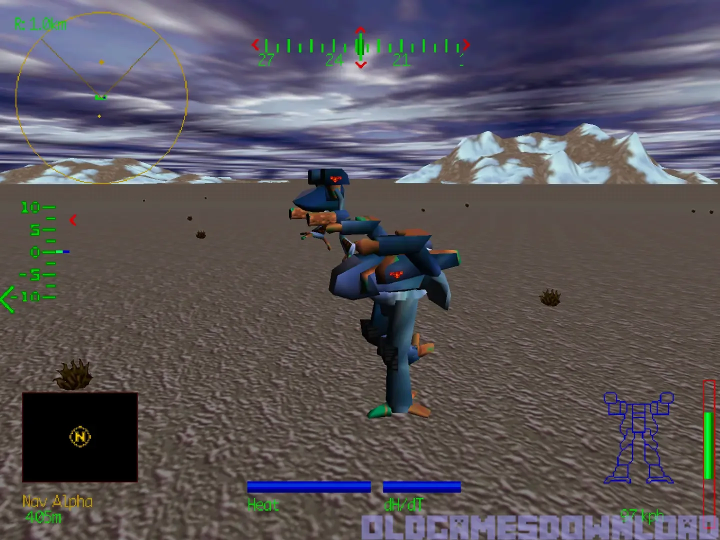 Captura de pantalla - MechWarrior 2: Mercenaries