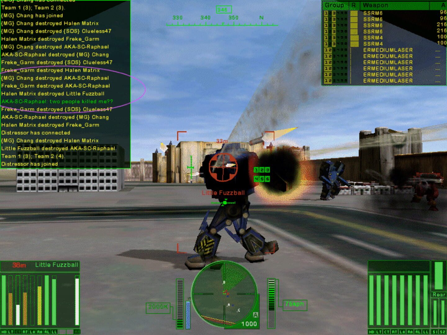 Captura de pantalla - MechWarrior 4: Vengeance