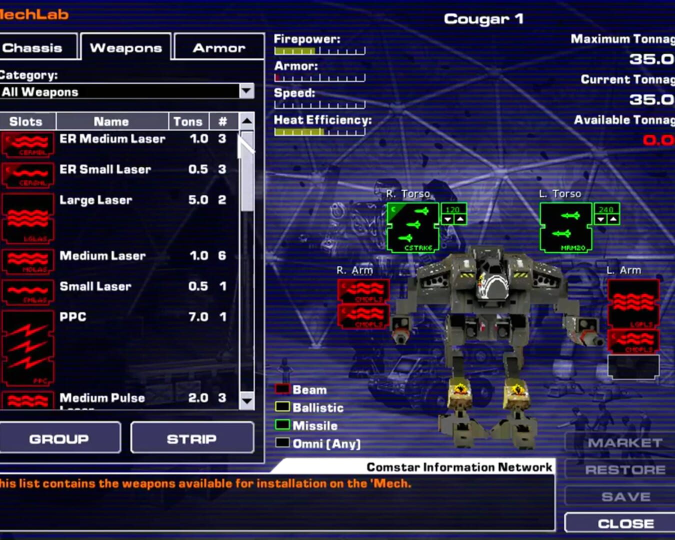 Captura de pantalla - MechWarrior 4: Vengeance