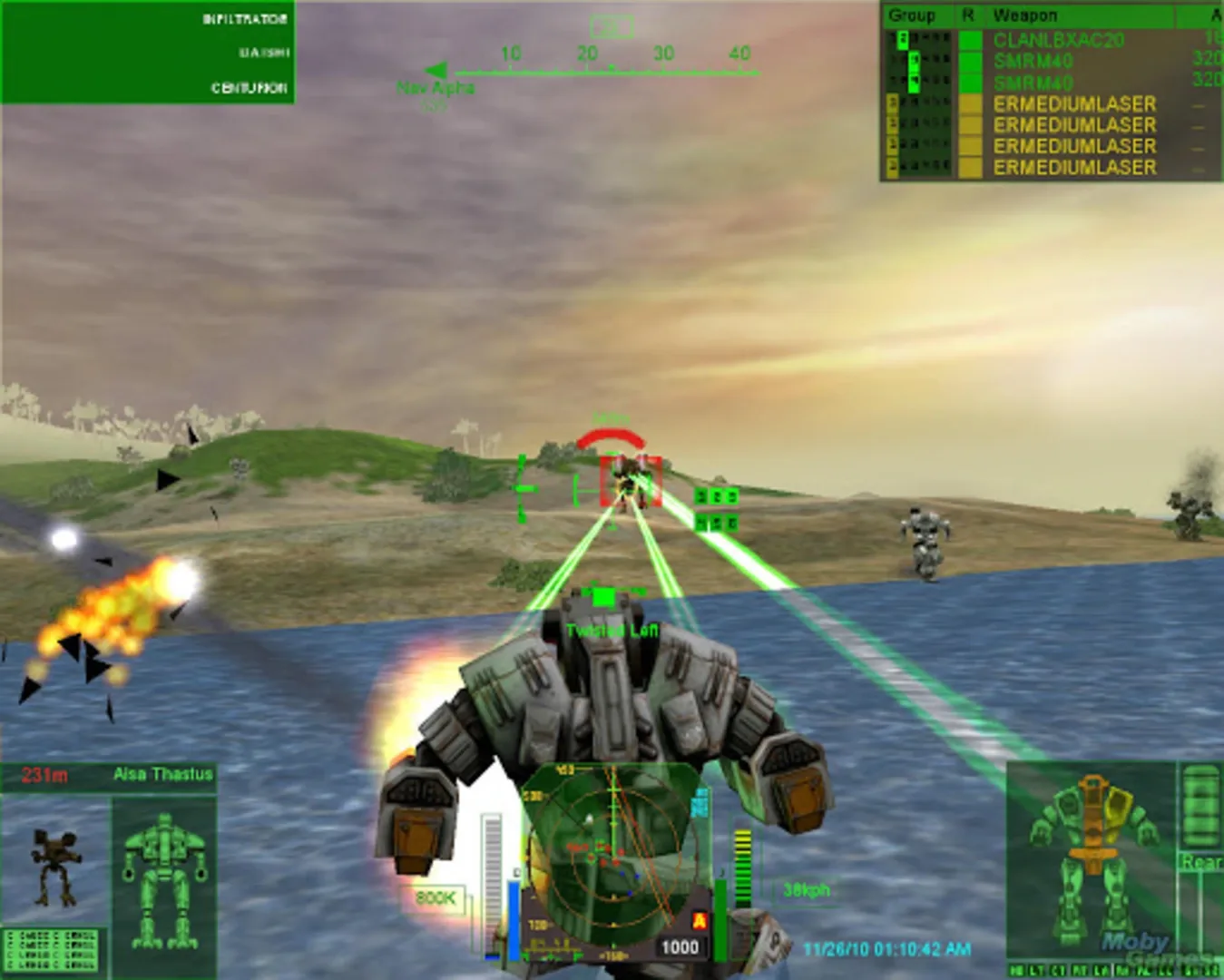 Captura de pantalla - MechWarrior 4: Mercenaries