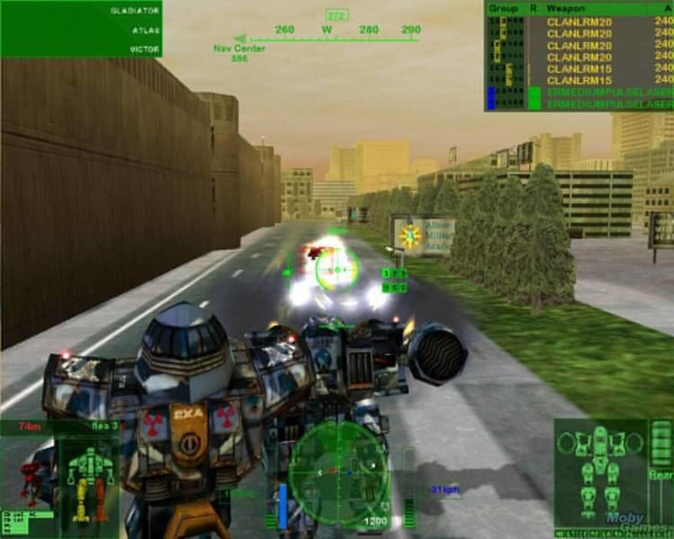Captura de pantalla - MechWarrior 4: Mercenaries