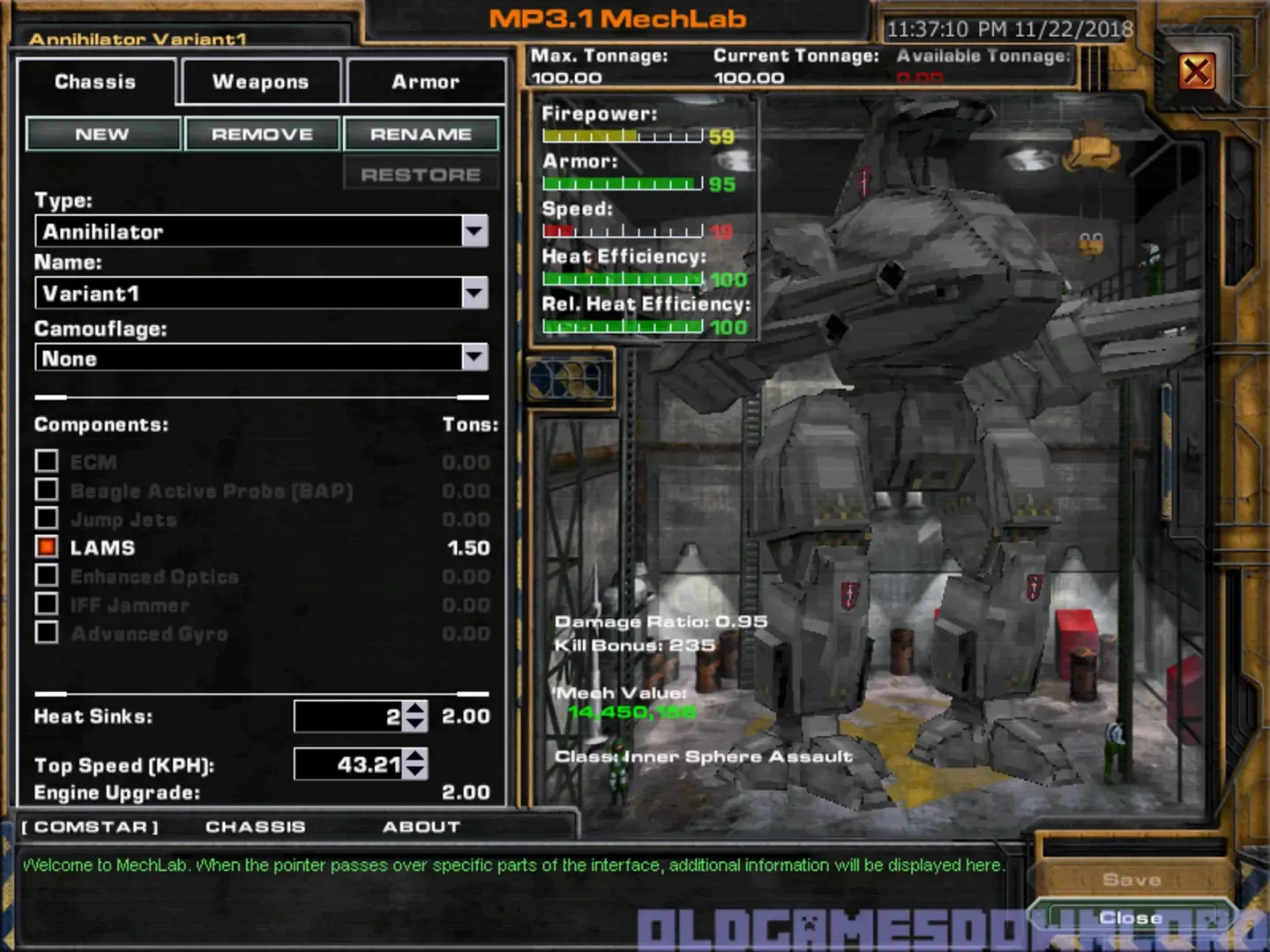 Captura de pantalla - MechWarrior 4: Mercenaries