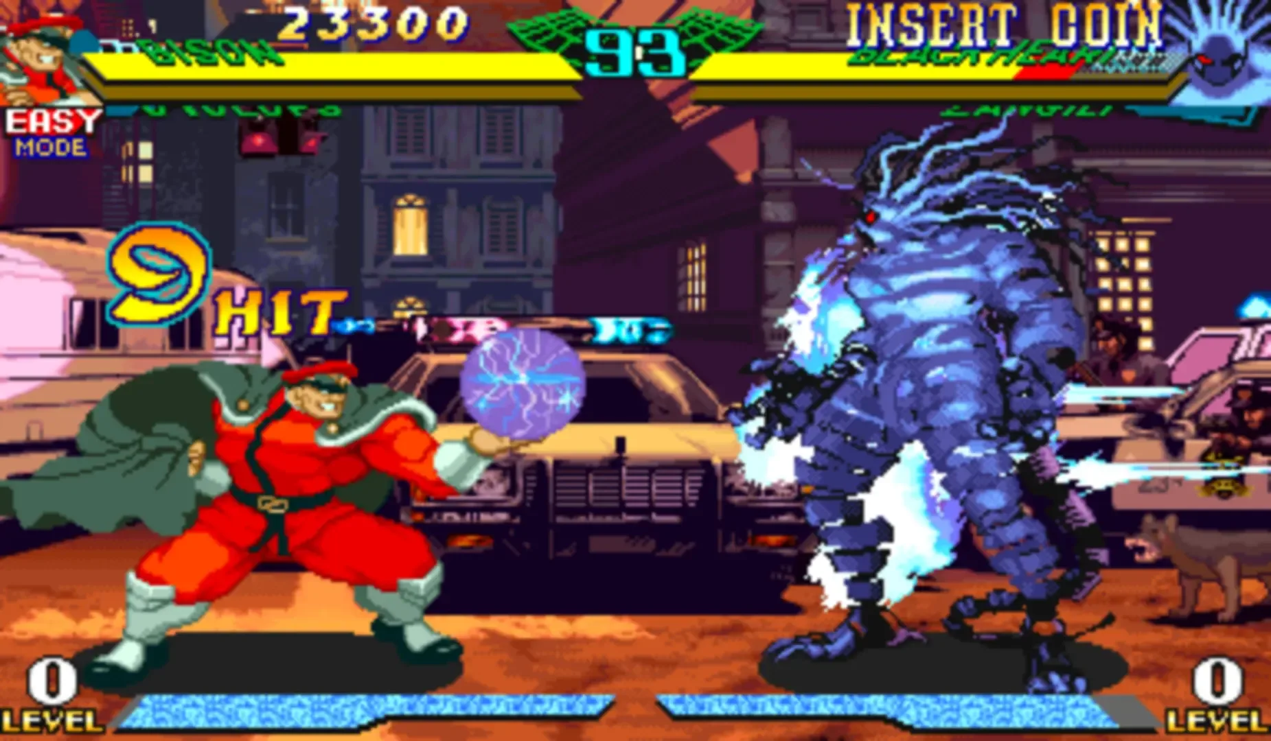 Captura de pantalla - Marvel Super Heroes vs. Street Fighter