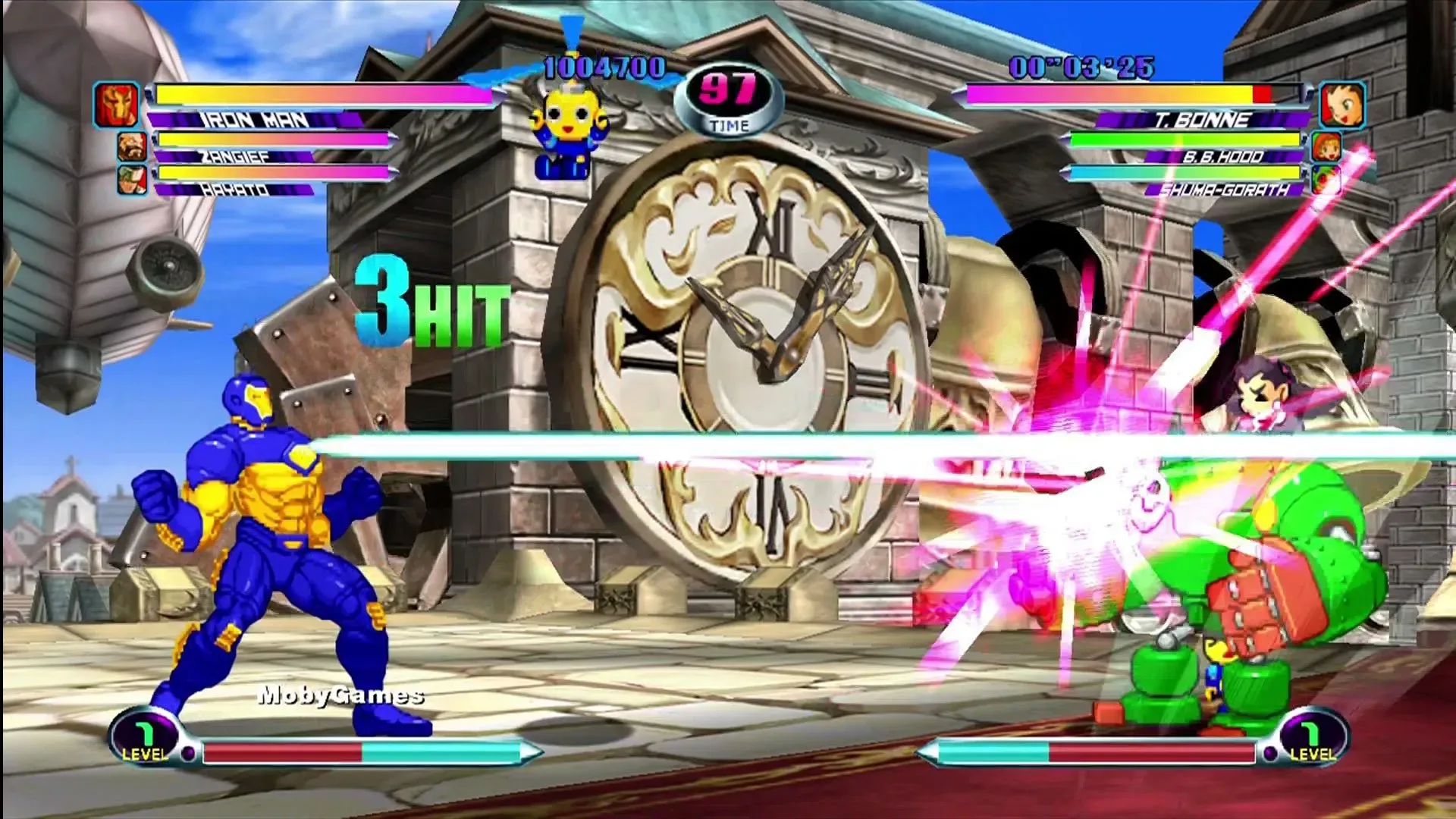 Captura de pantalla - Marvel vs. Capcom 2: New Age of Heroes