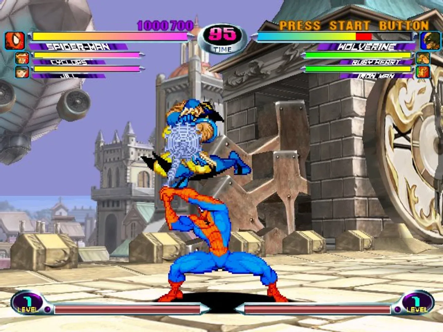 Captura de pantalla - Marvel vs. Capcom 2: New Age of Heroes