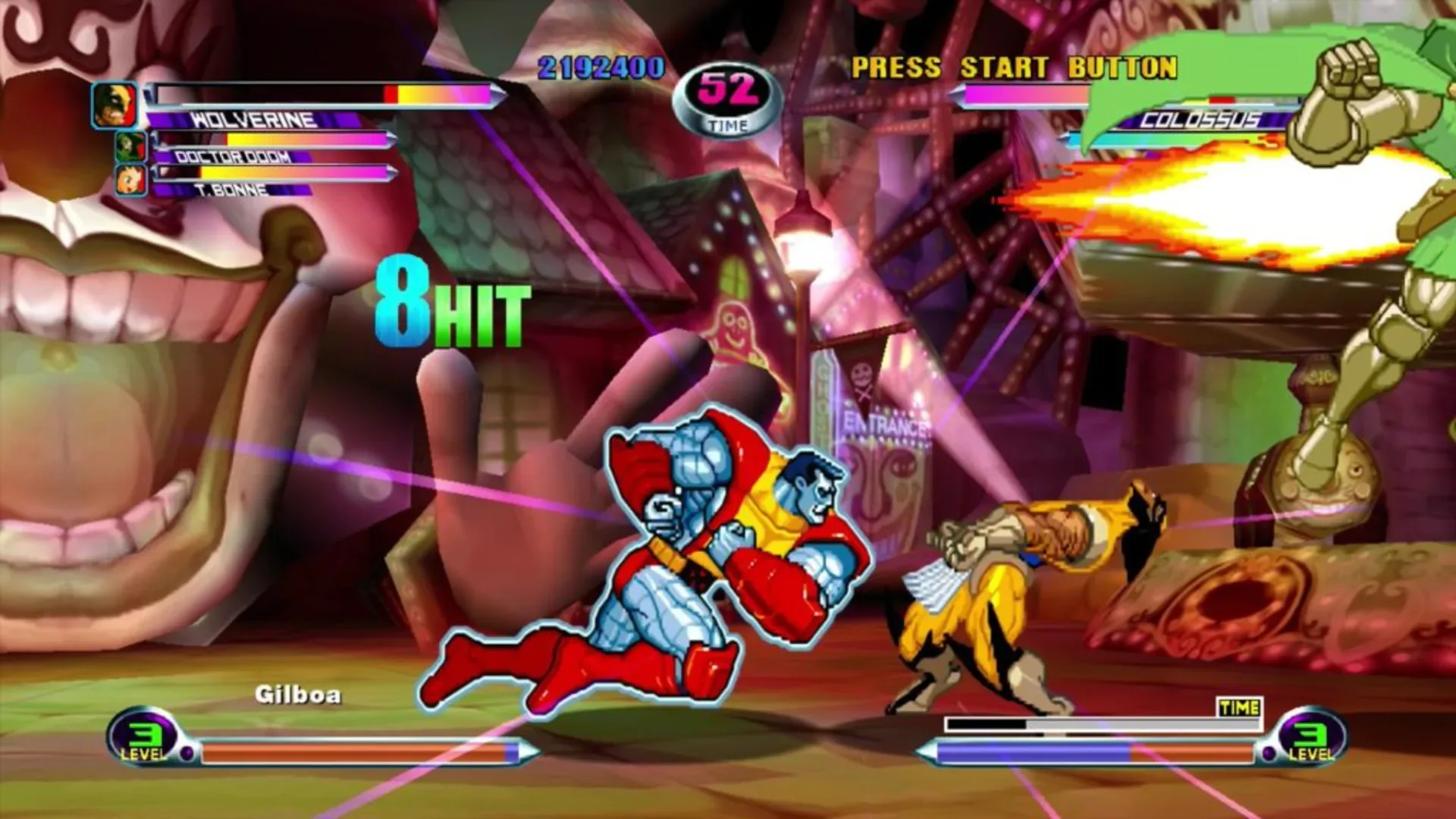 Captura de pantalla - Marvel vs. Capcom 2: New Age of Heroes