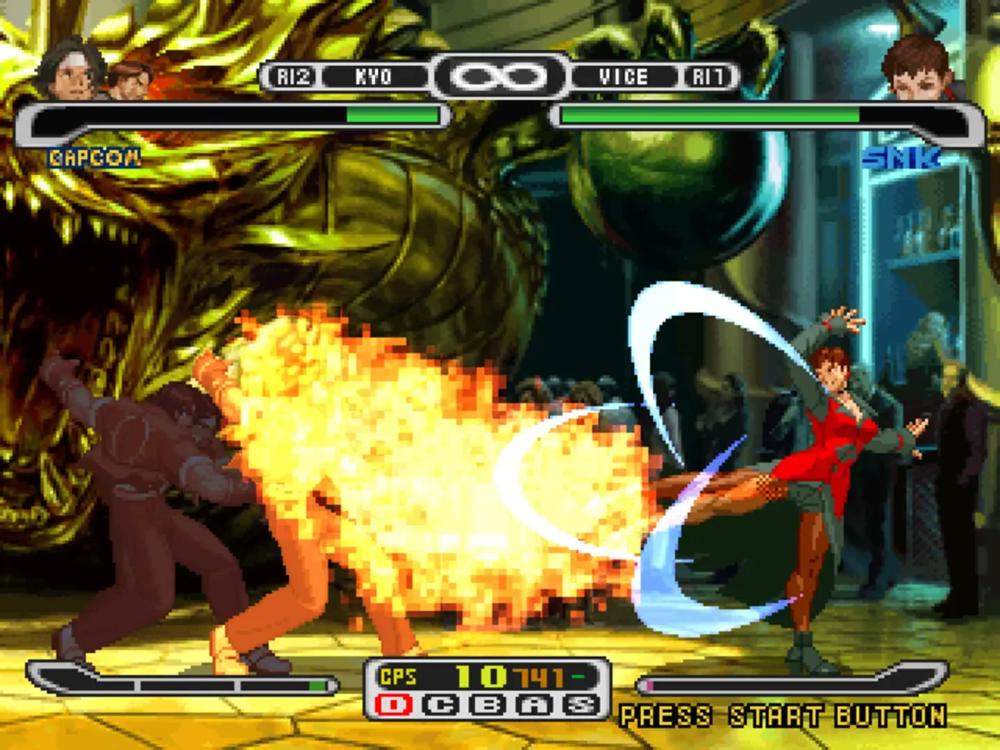 Captura de pantalla - Capcom vs. SNK: Millennium Fight 2000 Pro