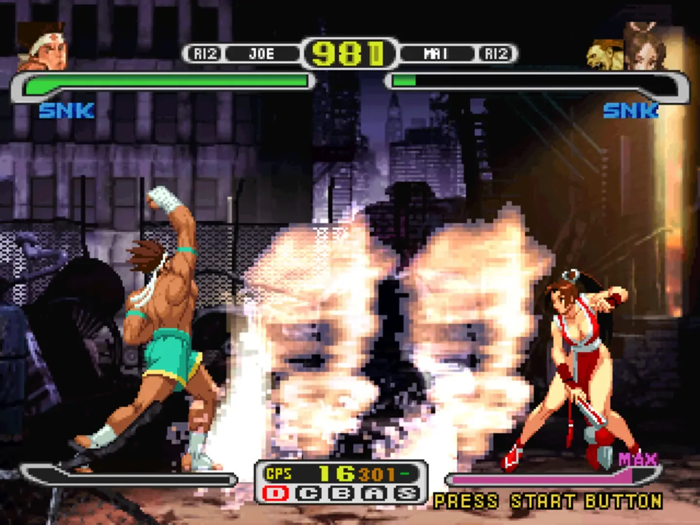 Captura de pantalla - Capcom vs. SNK: Millennium Fight 2000 Pro
