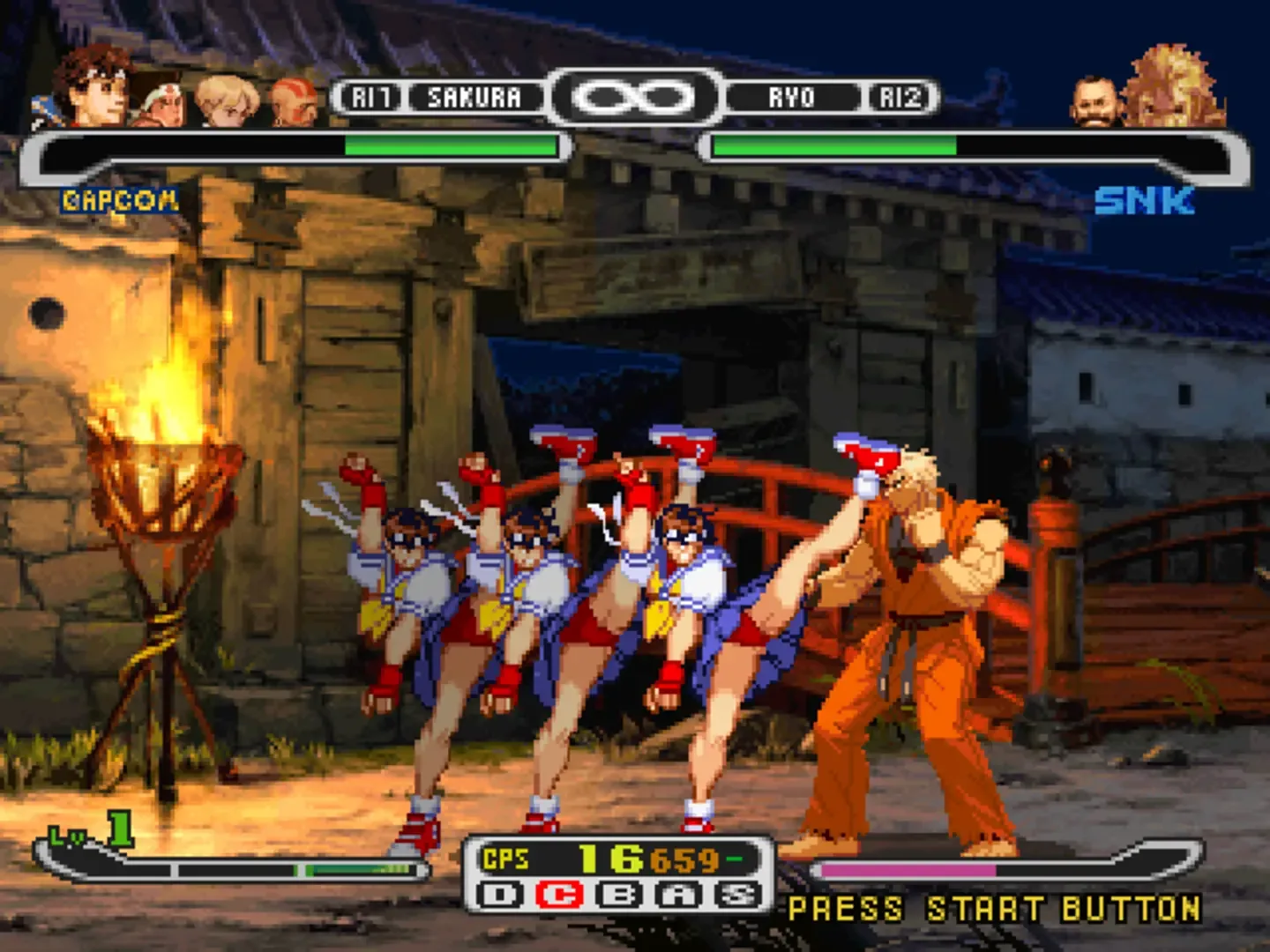 Captura de pantalla - Capcom vs. SNK: Millennium Fight 2000 Pro