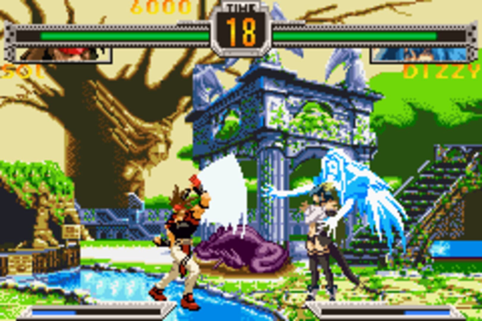 Captura de pantalla - Guilty Gear X: Advance Edition