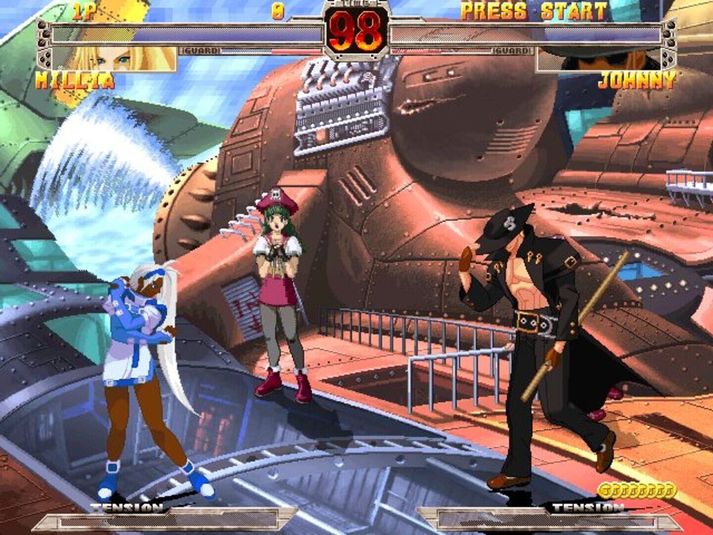 Captura de pantalla - Guilty Gear X: Ver 1.5