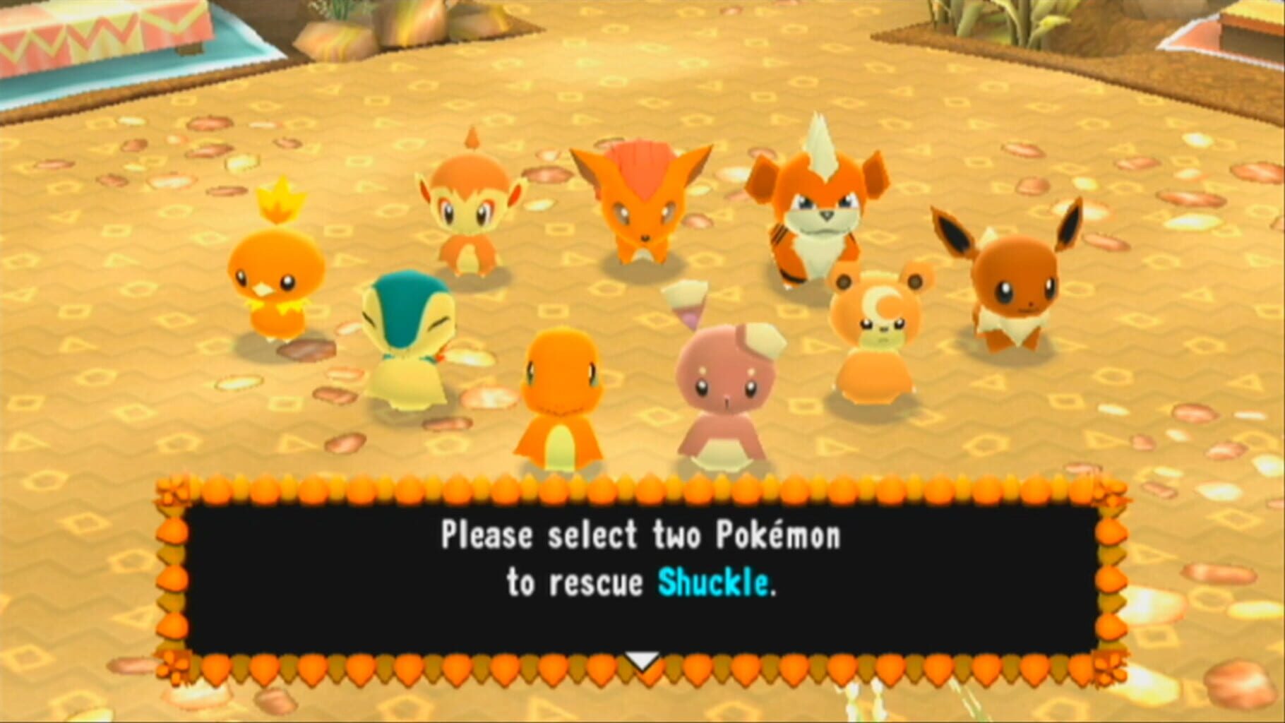 Captura de pantalla - Pokémon Mystery Dungeon: Keep Going! Wildfire Adventure Squad